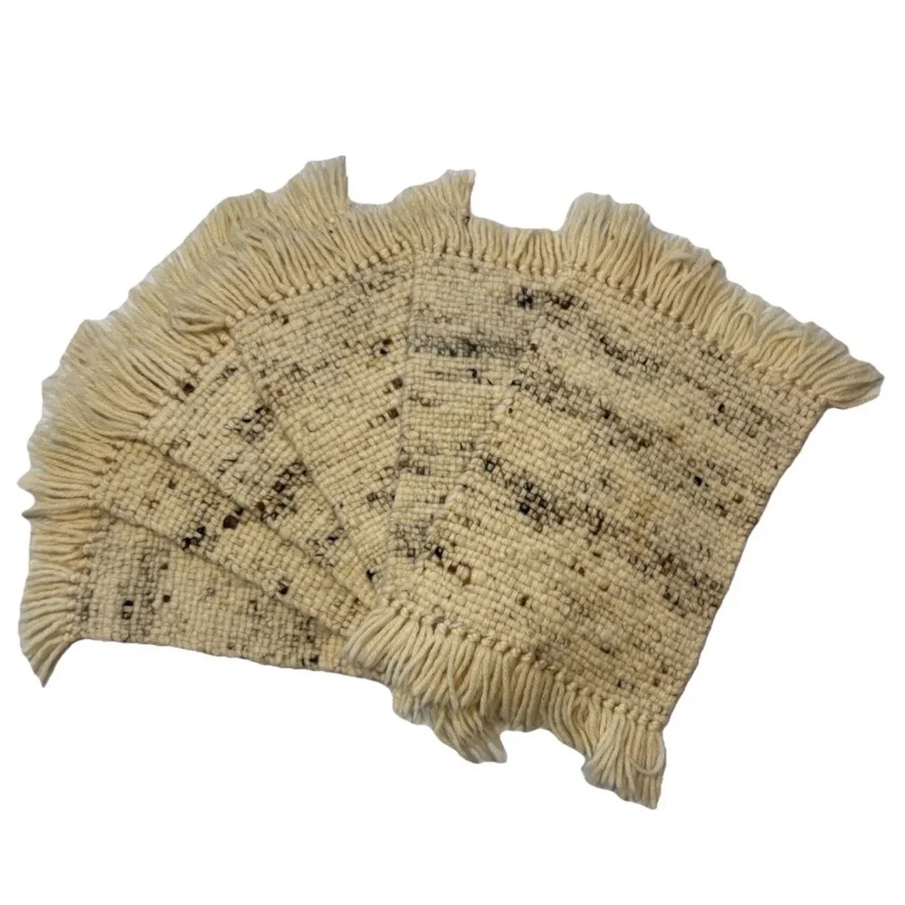 Vintage Alpaca Fiber Placemats One of a kind